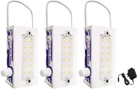 View GO Power 10 LED (set of 3) with Charger Rechargeable Emergency Lights(White) Home Appliances Price Online(GO Power)