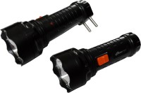Tuscan Rechargeable Pocket Army Torch TSC-3738 Set of 2Pcs Torches(Black)   Home Appliances  (Tuscan)