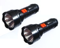 View Tuscan Handy Rechargeable High Focus LED- Set of 2 pcs Combo Torches(Black) Home Appliances Price Online(Tuscan)