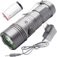 View SJ 3 Mode Cree Rechargeable LED Waterproof Flashlight Flash Light Torch Torches(Multicolor) Home Appliances Price Online(SJ)