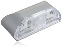 NP Plastics 4 LED PIR Motion Sensor Home Door Keyhole Cupboard Night Wall-mounted(White)   Home Appliances  (NP Plastics)