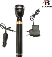 B Blazon Power Style 1400 meters Range Multi Function torch with car Charger Torches(Black)   Home Appliances  (B Blazon)