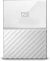 WD My Passport 4 TB Wired External Hard Disk Drive (HDD)(White)