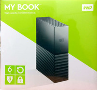 WD 6 TB Wired External Hard Disk Drive(Black)
