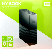 WD 4 TB Wired External Hard Disk Drive (HDD)(Black)