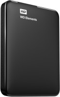 WD 1 TB Wired External Hard Disk Drive(Black)   Laptop Accessories  (WD)