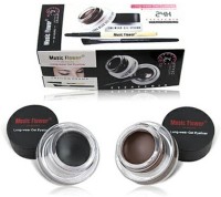Music Flower Eye Studio 24 hours Long Wear Gel Eyeliner 3 g(BROWN, BLACK) - Price 142 71 % Off  
