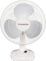 View Crompton TFHIFLO16EVA 3 Blade Table Fan(White) Home Appliances Price Online(Crompton)