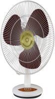 View Orient Super Deluxe Supreme 3 Blade Table Fan(White, Brown) Home Appliances Price Online(Orient)