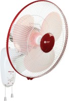 View Orient 44 3 Blade Wall Fan(White, Red)  Price Online