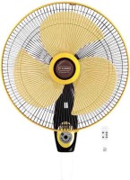 View V Guard Finesta RW 400mm Remote 3 Blade Wall Fan(Black, Yellow) Home Appliances Price Online(V Guard)