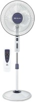 Bajaj Victor Remote 400mm 3 Blade Pedestal Fan(white)   Home Appliances  (Bajaj)