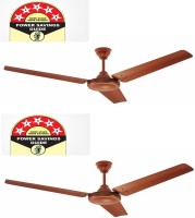 View Crompton Entrust50 5 Star Pack of 2 3 Blade Ceiling Fan(Brown) Home Appliances Price Online(Crompton)