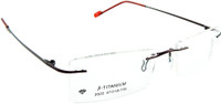 B-Titanium Rimless Rectangle Frame(47 mm) RS.299.00