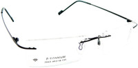 B-Titanium Rimless Rectangle Frame(49 mm) RS.325.00