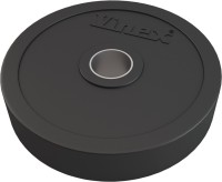 Vinex Weight Plates - Rubber (1 Pc, 2Kg) Black Weight Plate(2 kg)