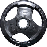 Biceps Triceps Premium Rubber Black Weight Plate(7.5 kg) Biceps Triceps Premium Rubber Black Weight Plate(7.5 kg)