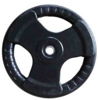 Indus Rubber Coated Black Weight Plate(2.5 kg)