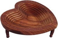 BKDT Marketing Wooden Handicraft Hand made Beautiful Tray Wooden Fruit & Vegetable Basket(Brown) RS.499.00
