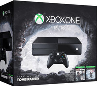 MICROSOFT Xbox One 1 TB with Rise of the Tomb Raider(Black)