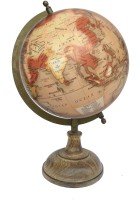 Globeskart Vintage Cream Multicolour Peach Desk and Table Top Political World Globe(Medium Peach)