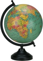 Globeskart Designer Antique Green Desk & Table Top Political World Globe(Medium Green)