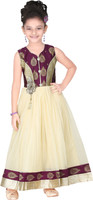 Trendyy Girls Flared/A-line Gown(Brown) Trendyy Girls Flared/A-line Gown(Brown)