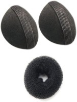 Pankh Puff and Donut Bun Maker Hair Accessory Set(Black) - Price 110 81 % Off  