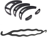 Style Tweak Combo of Hair Volumizing Bumpits (Set of 5) and Hair Twist Style Donut Bun Maker Hair Accessory Set(Black) - Price 305 76 % Off  