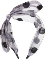 ILU Black Polka Fabric Fashion Fitness Hair Band Casual Wedding Party Women Beauty Styling Jewellery Hair Accessories Plastic Fabric Hair Band, Head Band, Hair Clip(Grey) - Price 199 81 % Off  