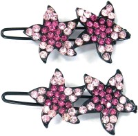 SPM Pair Of Elegant New Hairclips17 Hair Clip(Multicolor) - Price 200 83 % Off  