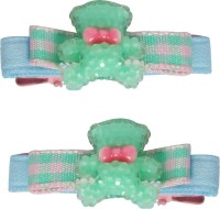 Jewelz Blue White Chequred Hair Clips For Kids Hair Clip(Multicolor) - Price 127 40 % Off  