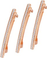 ShoStopper Blossomy Gold Plated Set Of 3 Hair Clip(Gold) - Price 249 76 % Off  