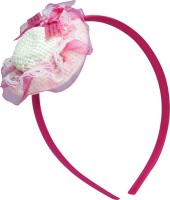 Jewelz Dark Pink Textured Hair Band With Hat Like Top For Kids Hair Band(Multicolor) - Price 127 40 % Off  