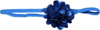 Mamaboo Fancy design net pattern dark royal flower Head Band(Blue) - Price 100 79 % Off  