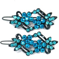 SPM Pair Of Elegant New Hairclips40 Hair Clip(Multicolor) - Price 200 83 % Off  
