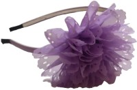 Viva Fashions Big Flower Hair Band(Purple)
