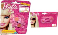 Mamaboo Barbie Dark Pink Net Bow Clips + Clip Set Hair Accessory Set(Pink) - Price 125 50 % Off  