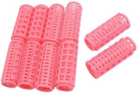 Envyon 10 PC Plastic Hair Curlers, Rollers and Stylers - Large (Size:25mm) Hair Accessory Set(Pink) - Price 109 72 % Off  
