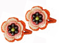 OPC Beautiful Ethnic Hair Accessory - Pack of 2 Tic Tac Clip(Multicolor) - Price 129 54 % Off  