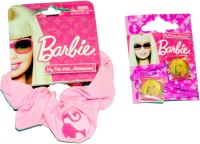 Mamaboo Barbie Light Pink HairTie + 2 HairClips Hair Accessory Set(Pink) - Price 52 50 % Off  
