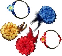 Sanskruti Multi Color Flotal Tic-Tac Hair Accessory Set(Multicolor) - Price 650 78 % Off  