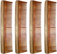 Ginni Marketing Combo of 4 Regular Neem Wood Combs - Price 399 83 % Off  