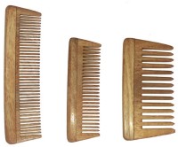 Ginni Marketing Combo of 3 Baby Neem Wood Combs (4 Inches & 5 Inches) - Price 379 78 % Off  