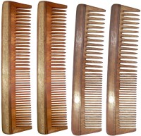 Ginni Marketing Combo of 4 Neem Wood Combs (regular + regular detangler)(7.5 Inch ) - Price 389 83 % Off  