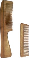 Ginni Marketing Combo of 2 Neem Wood Combs (regular handle-7.5 and small/baby-5 ) - Price 166 86 % Off  
