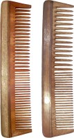 Ginni Marketing Combo of 2 Neem Wood Combs (regular and regular detangler )-7.5 each - Price 205 82 % Off  