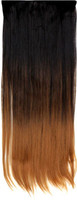 Luv-Li GLAMOROUS LOOKS STRAIGHT HALF BLACK HALF GOLDEN Hair Extension - Price 499 77 % Off  