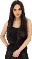 Out Of Box Full Head WIG Double Tone Black Burgundy Helighted Synthetic 26-28 inch Hair Extension
