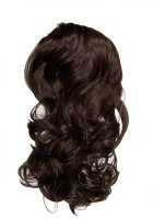 Luv-Li Professional Series Brown Curl Clutch type Hair Extension - Price 425 78 % Off  